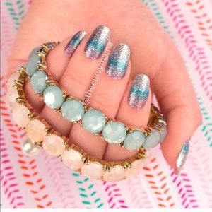 3 For 15 INCOCO - MERMAID TALE Nail Wrap Strips Mermaidcore Ombre Set of 16